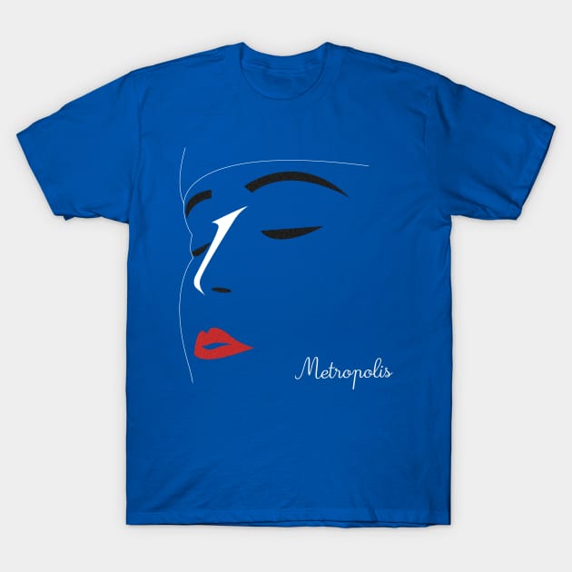 Metropolis minimalist movie fan art Fritz Lang cinema T-Shirt by Rozbud